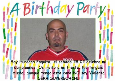 PACO PRYCA`S PARTY